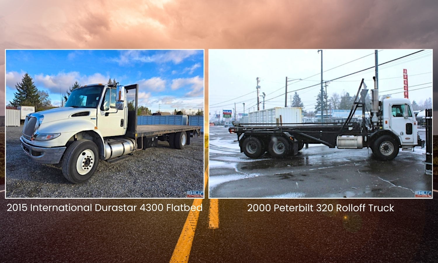 2000 Peterbilt 320 Rolloff Truck, Exempt Miles, Odometer Reading 249,561